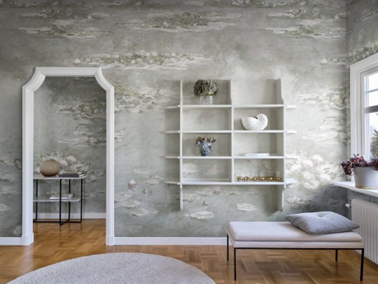 Rebel Walls R20571 First Rebels Water Lilies Monet Soft - mural w lilie wodne wzorowane na obrazach Claude’a Moneta