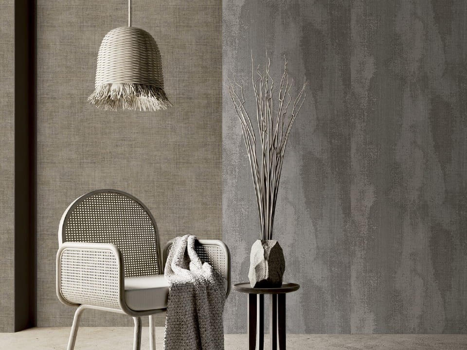 Cristiana Masi 24441 Textum - tapeta imitująca przetarte płótno