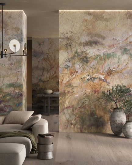 Wonderwall 35 0646 04 Bezza - mural w polne kwiaty