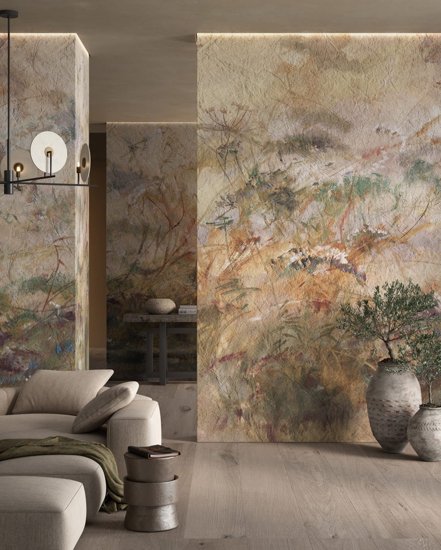 Wonderwall 35 0646 14 Bezza - mural w polne kwiaty