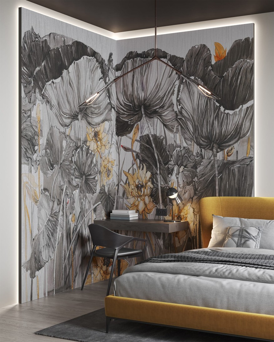 Wonderwall 35 0311 01 Nostro - mural w kwiaty