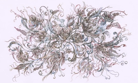 Wonderwall 35 0312 01 Spello - mural w kwiaty