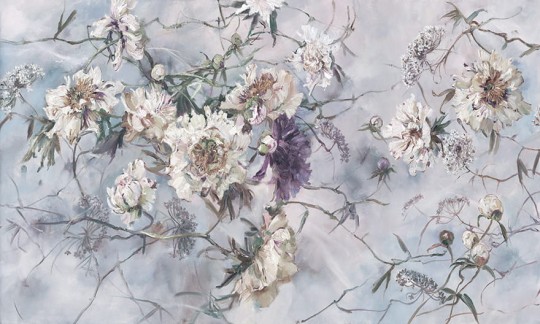 Wonderwall 35 0314 03 Charlotte - mural w kwiaty