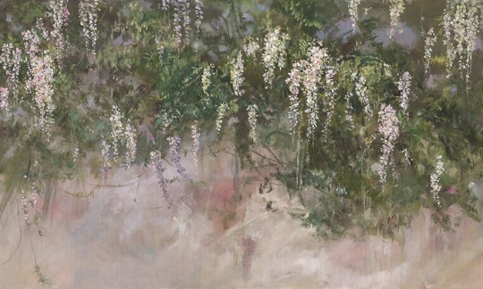 Wonderwall 35 0571 08 Sophora - mural w kwiaty bzu
