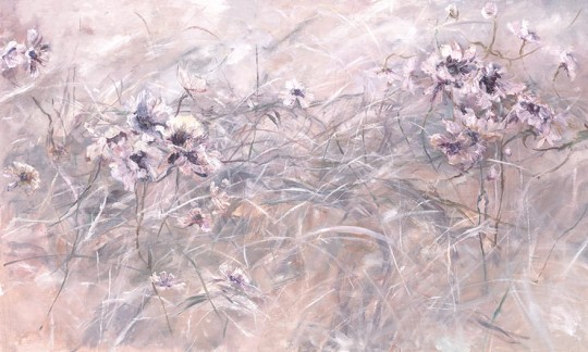 Wonderwall 35 0316 07 Dalia - mural w polne kwiaty