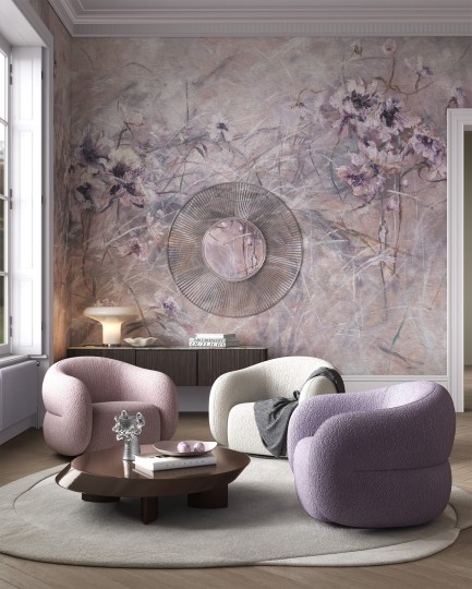 Wonderwall 35 0316 04 Dalia - mural w polne kwiaty