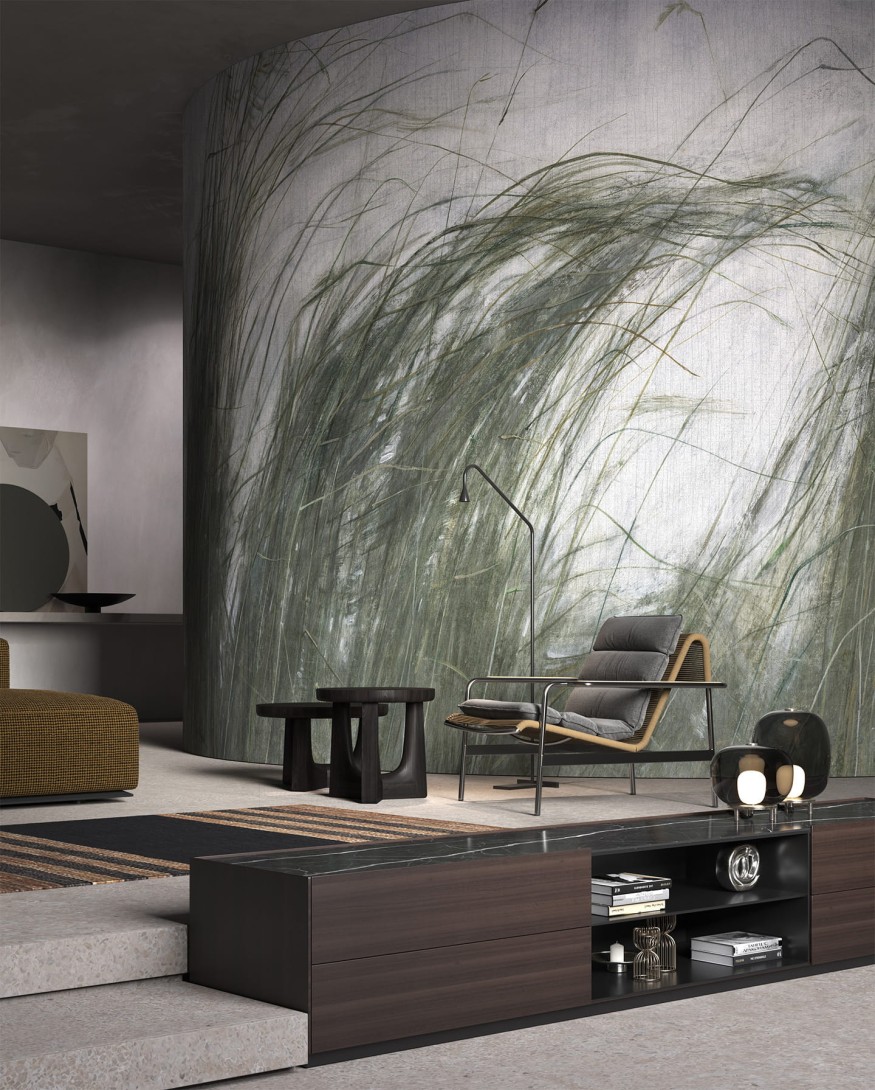 Wonderwall 35 0642 00 Mist - mural w trawy