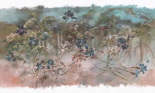 Wonderwall 35 0315 01 Blumarine - mural w roślinny motyw