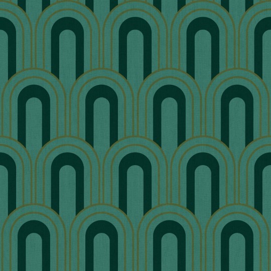 Cristiana Masi 27033 Casa Mood - tapeta w łuki w stylu art deco