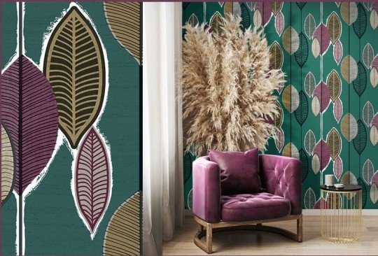 Cristiana Masi 27018 Casa Mood - tapeta w duże liście