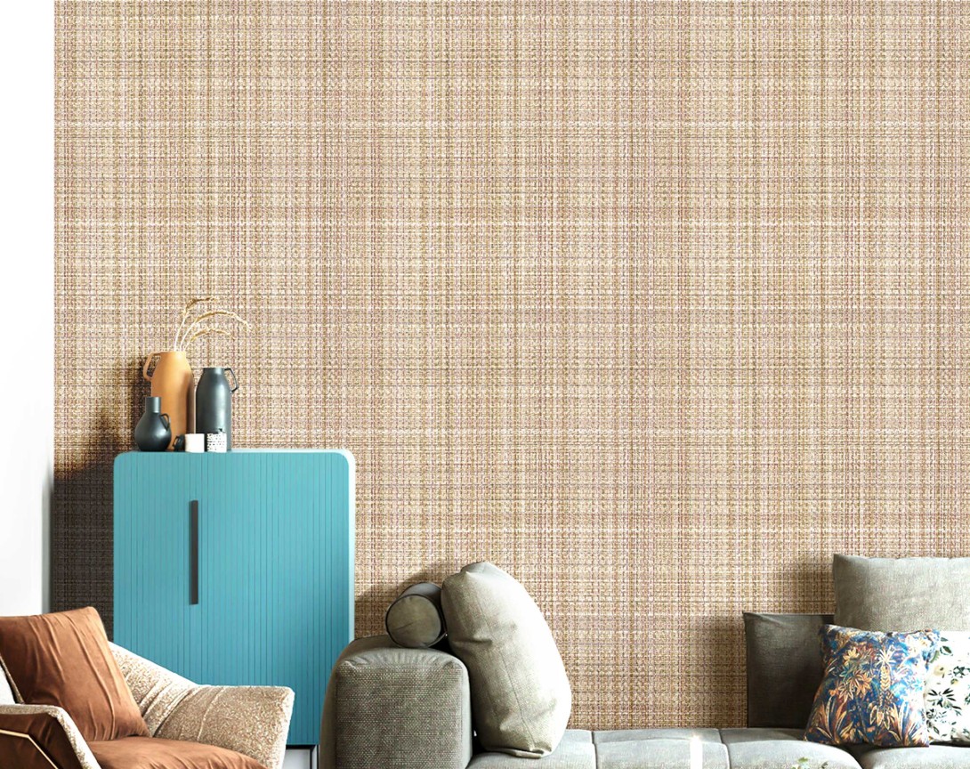 Cristiana Masi 26465 Pictura - tapeta imitująca materiał w kratkę