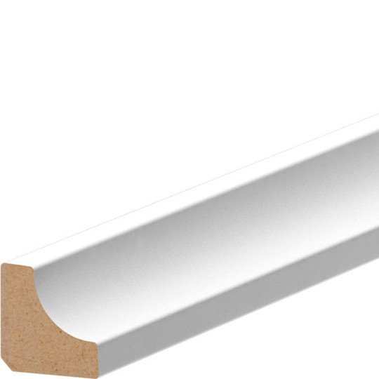 Listwa podłogowa Creativa LMDF-09 laminowana biała półmat