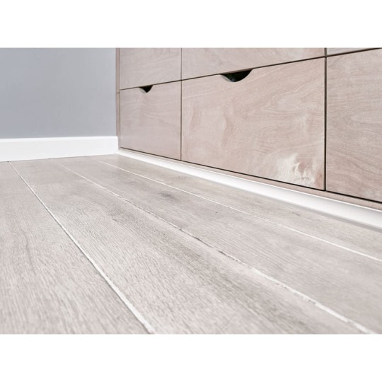 Listwa podłogowa Creativa LMDF-09 laminowana biała półmat