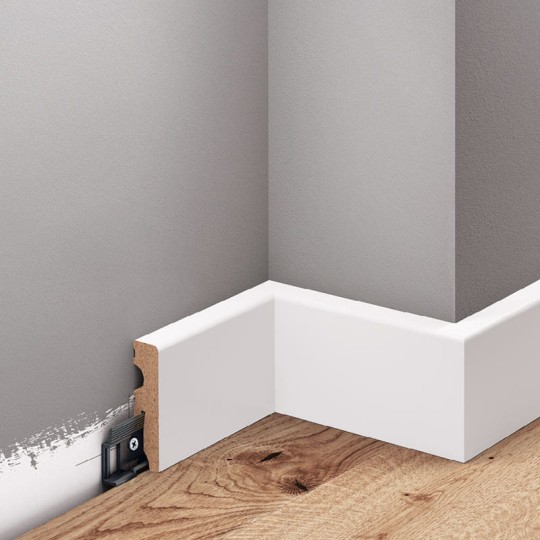 Listwa podłogowa Creativa LMDF-01M lakierowana biała półmat