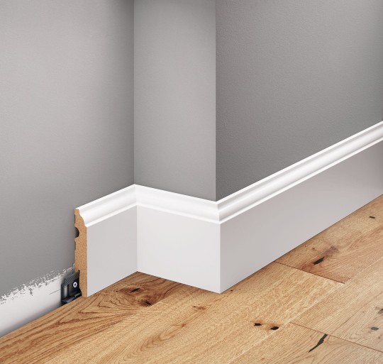 Listwa podłogowa Creativa LMDF-06M lakierowana biała półmat