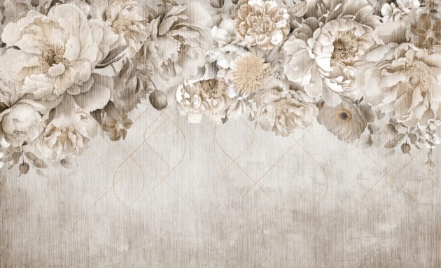 Wall & More 24102 24B Aurelia - mural w kwiaty
