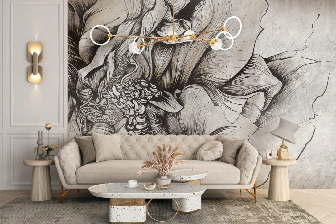 Wall & More 2403 11A Bloom - mural w kwiaty