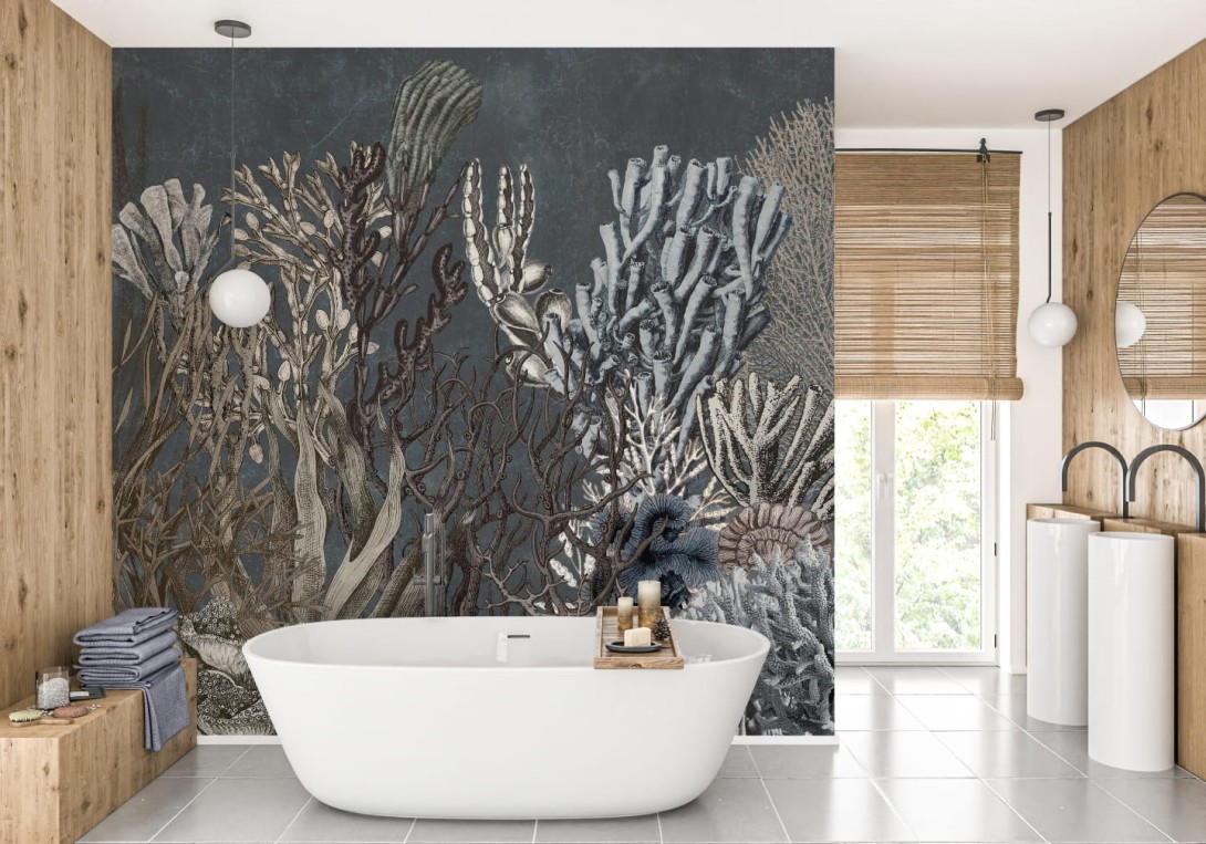 Wall & More 2412 13B Coral - mural w koralowce