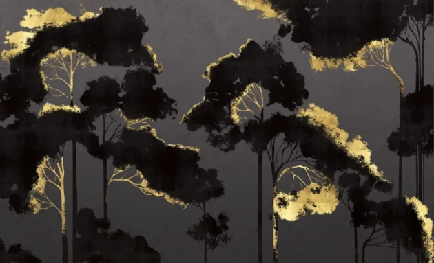 Wall & More 2455 27B Oree - mural w drzewa