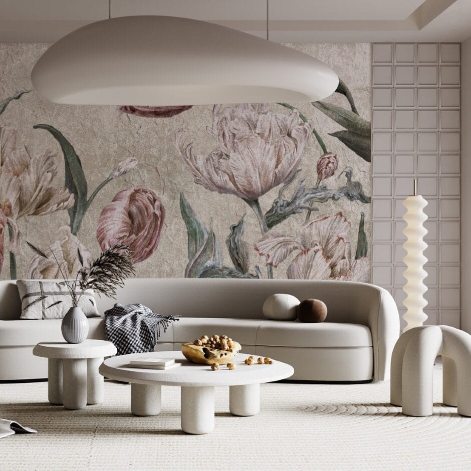 Wall & More 2480 21A Tulia - mural w kwiaty