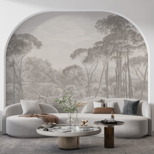 Wall & More 2483 13B Umbria - mural w śródziemnomorski krajobraz