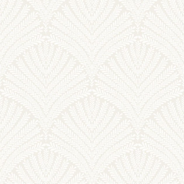 York MN1873 Mediterranean Beachcomber Neutral/White - tapeta w stylizowane liście w stylu art deco