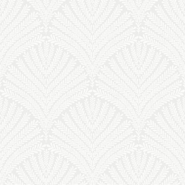 York MN1874 Mediterranean Beachcomber Pale Grey/White - tapeta w stylizowane liście w stylu art deco