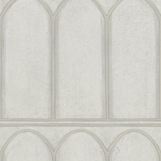 York MN1832 Mediterranean Arches Grey/Pearl - tapeta w łuki