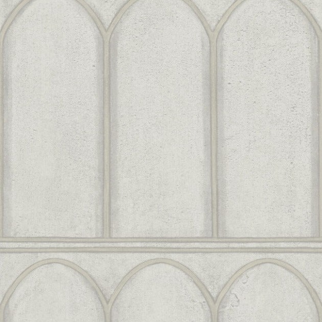 York MN1832 Mediterranean Arches Grey/Pearl - tapeta w łuki