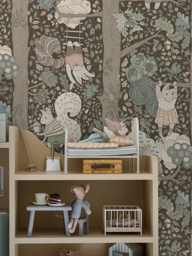 Boras Tapeter 6290 Icons Charlie - tapeta w wiewiórki