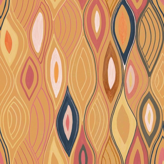 Elitis VP 1002 01 Cordes sensibles X VDS Arabesque - mural w abstrakcyjny wzór