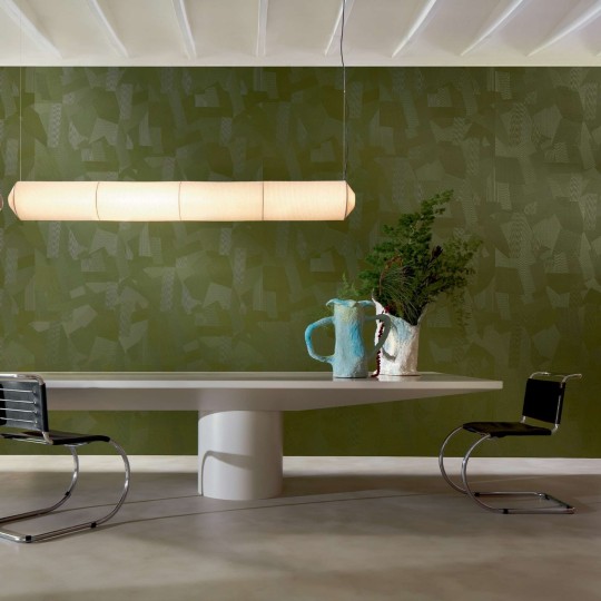 Elitis VP 975 60 Matières à réflexions Dédales - tapeta strukturalna imitująca paski betonowe