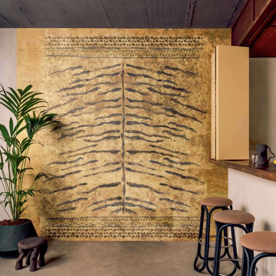 Elitis VP 971 01 Sauvages Tigre royal - mural imitujący umaszczenie tygrysa