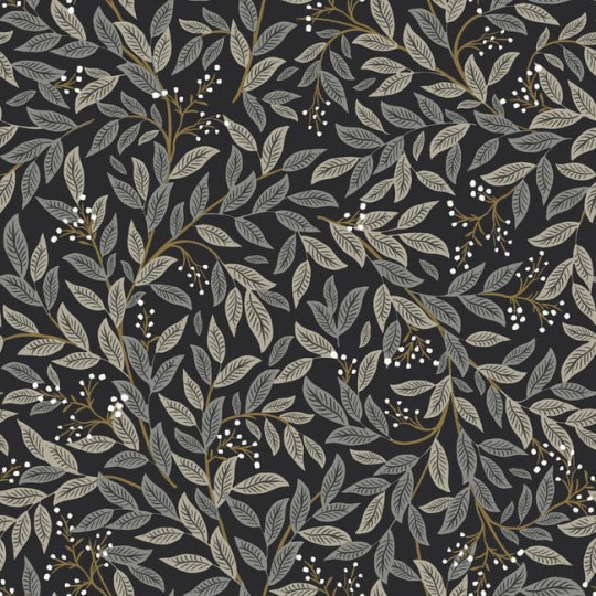 York PSW1472RL Rifle Paper Co. Second Edition Peel + Stick Willowberry Blue - tapeta w liście