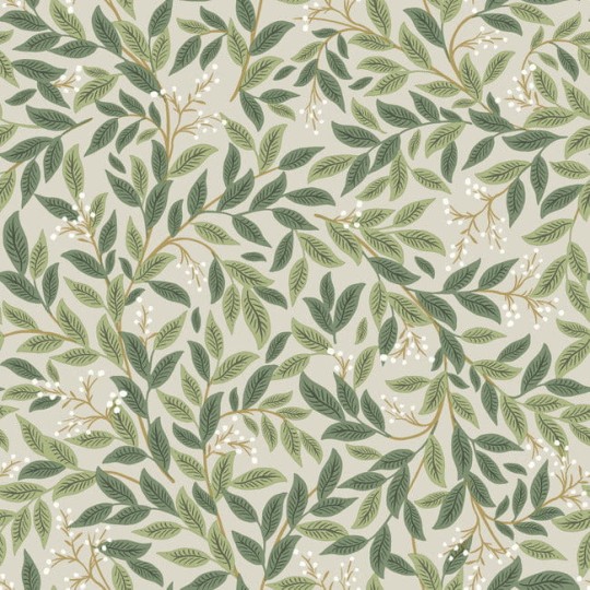 York PSW1473RL Rifle Paper Co. Second Edition Peel + Stick Willowberry Linen - tapeta w liście