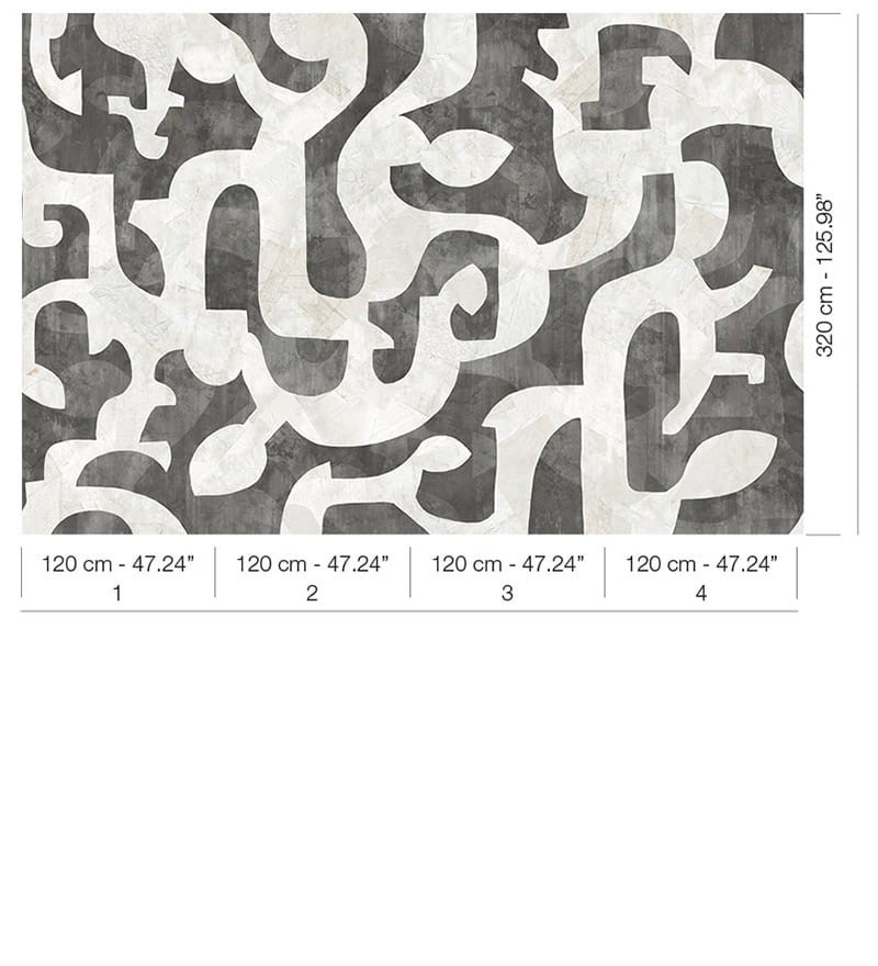 Giardini MAT201 Materia Space - tapeta w organiczne kształty