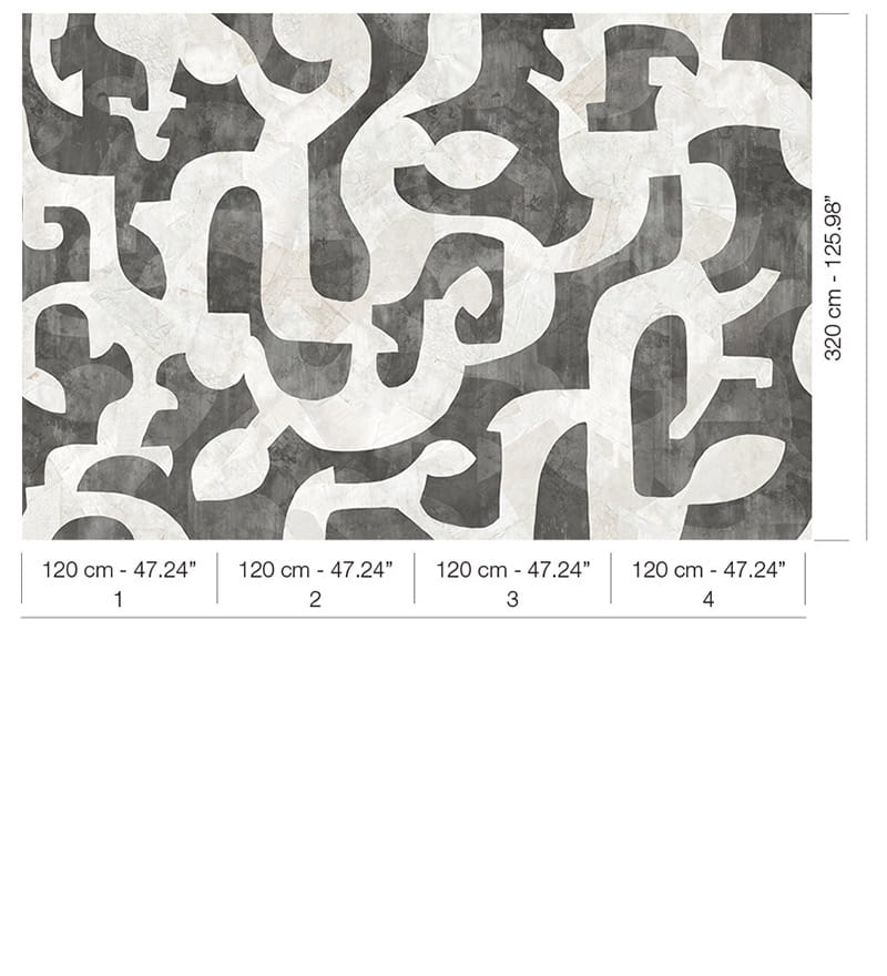 Giardini MAT002 Materia - tapeta w organiczne kształty