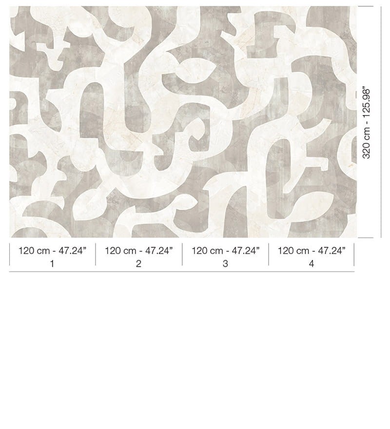 Giardini MAT003 Materia - tapeta w organiczne kształty