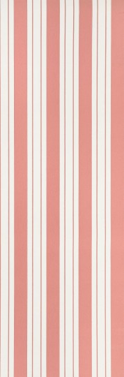 Osborne&Little W7981-07 Alberti Ligorio Stripe Coral - tapeta w paski