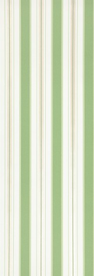 Osborne&Little W7982-04 Alberti Peruzzi Stripe Apple - tapeta w paski z metalicznymi akcentami