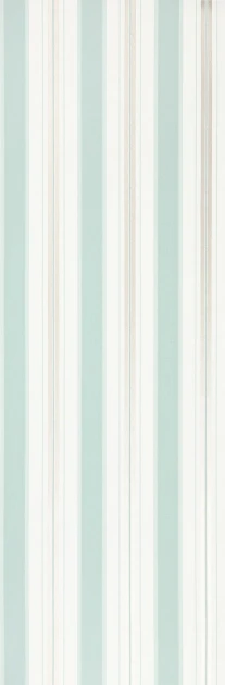 Osborne&Little W7982-05 Alberti Peruzzi Stripe Aqua - tapeta w paski z metalicznymi akcentami
