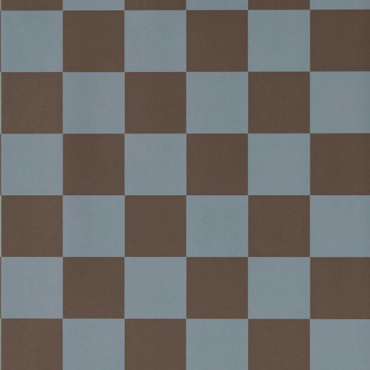 Harlequin 113168 Henry Holland Blenets Check Atlantic Chocolate - tapeta szachownica