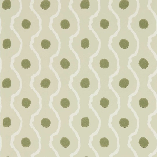 Harlequin 113158 Henry Holland Connor Neptune Green Matcha - tapeta geometryczna
