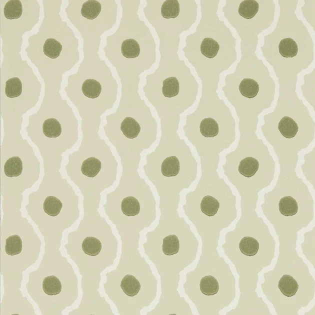 Harlequin 113158 Henry Holland Connor Neptune Green Matcha - tapeta geometryczna