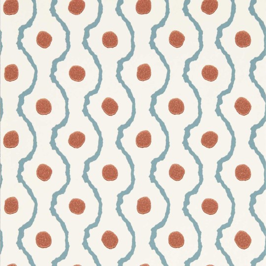 Harlequin 113159 Henry Holland Connor Pacific Terracotta - tapeta geometryczna