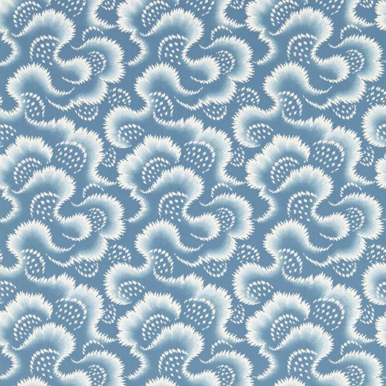 Harlequin 113149 Henry Holland Ludaix Wide Width Pacific - tapeta z rozmazanym obrazem kwiatów
