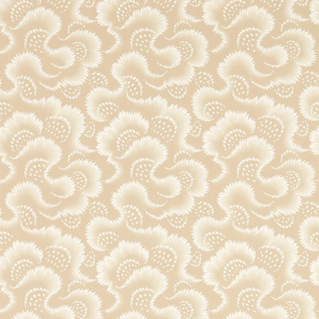 Harlequin 113152 Henry Holland Ludaix Wide Width Oatmeal - tapeta z rozmazanym obrazem kwiatów