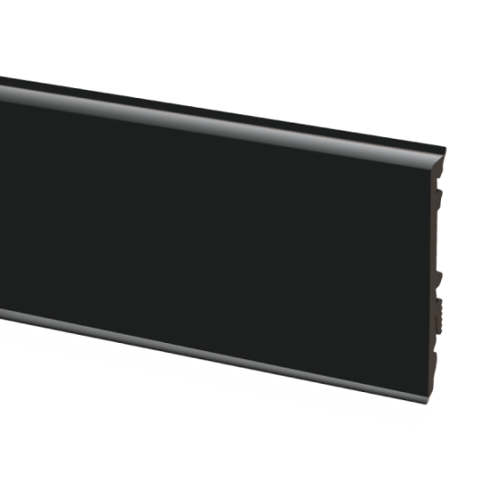 Listwa podłogowa Creativa 8cm PVC Masterline Czarna