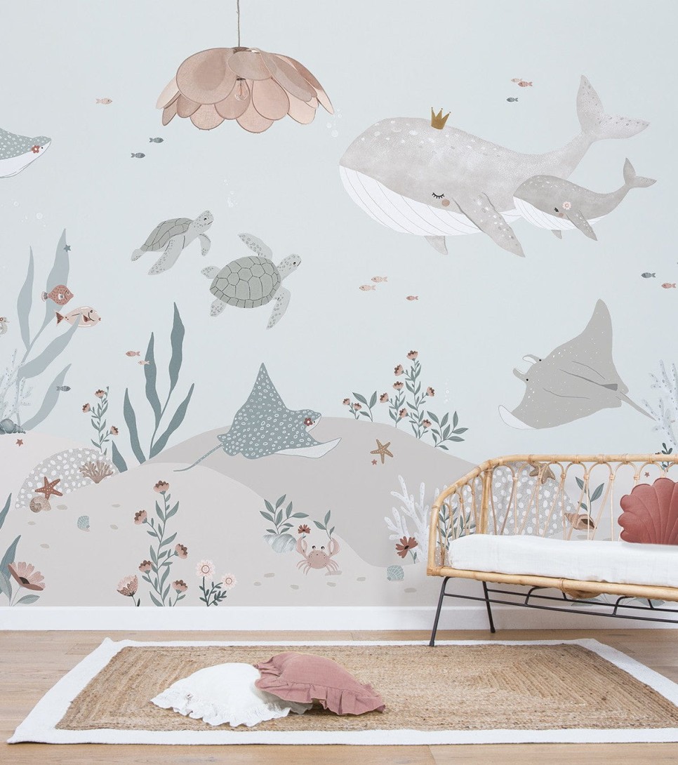 Lilipinso H0772 Ocean Field - mural dziecięcy w morski motyw