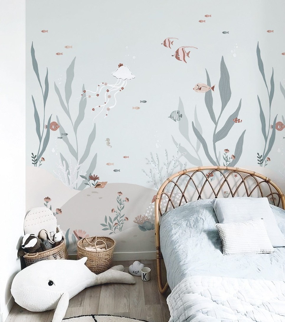 Lilipinso H0773 Ocen Field - mural dziecięcy w podwodny krajobraz